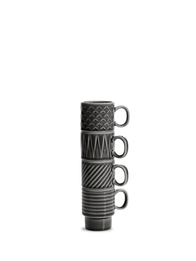 SAGAFORM C&M espressokop, 4-pak